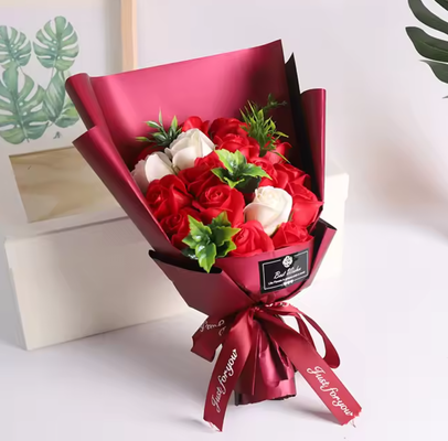 Good price Mother's Day Gift Artificial Rose Soap Flower Bouquet Valentines Day Gifts for Women online