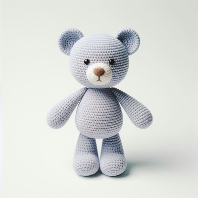 Good price Handmade Crochet Amigurumi Bear Crochet Doll Baby Soft Teddy Bear Animal Toy for Kids online