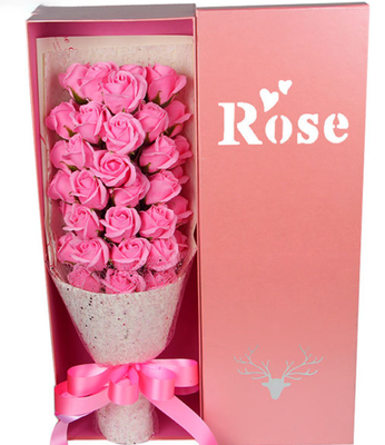 Good price Valentine's Day Gift Factory Outlet 33 Multicolor Rose Soap Flower Bouquet for Gifts Artificial Flower Home Decoration online