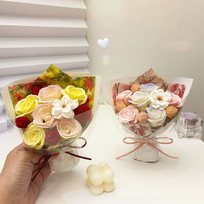 Good price Best-selling Natural Soap Flower Bouquet Rose for Christmas and Valentine's Day, Perfect for Birthdays and Weddings online