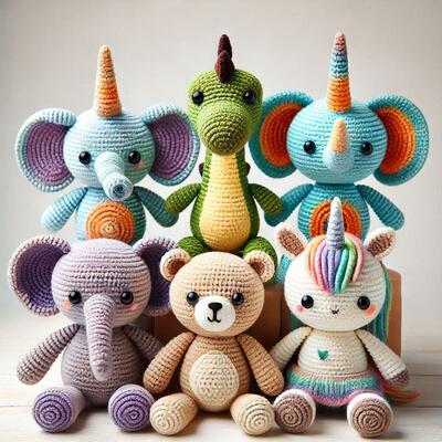 Good price Wholesale OEM Cute Customized Handmade Stuffed Animal Doll Crochet Toy Baby Gift online
