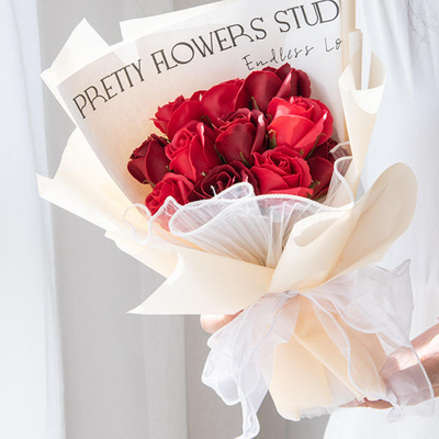 Good price Hot Selling Artificial Soap Flower Mother's Day Valentine's Day Gift Bouquet Soap Pink Rose Handmade Gift Box Flowers online