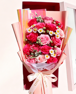 Good price New Design Handcrafted Big Size Soap Bouquet Mothers Day pink Gift Bouquet Valentine's Day Red Flower Father's Day Christmas online