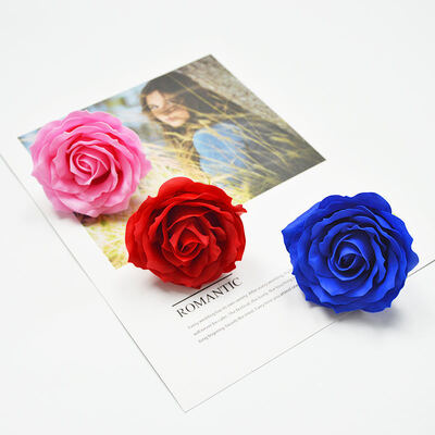 Good price 6 Layer Soap Flower Rose Head Artificial Decorative Soap Flower For Holiday Gift Wedding Bouquet DIY Craft Decoration online