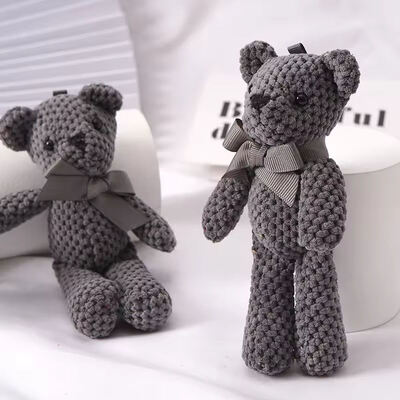 Good price Key Pendant Pendant Dolls Gifts Baby Gift Handmade Crochet Bear Toys Stuffed Doll Baby Comfort Doll Soft Plush Toys online