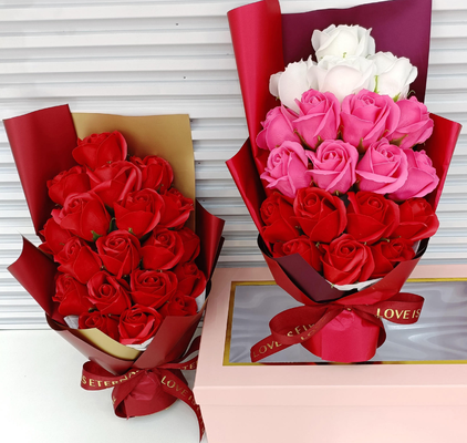 Good price Rose Soap Flower Bouquet Gift Box with Message Card Mother's Day Women Valentine's Day Wedding Anniversary online