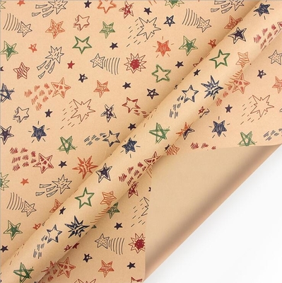 Good price CMYK Printed Gift Wrap Paper Roll 60gsm Happy Birthday Gift Wrapping Paper online