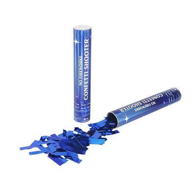 Good price 12 Inch Blue Confetti Cannon Wedding Club Celebration Confetti Poppers online