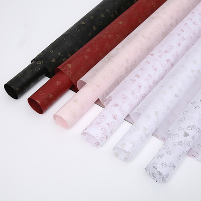 Eco Friendly 60cmx60cm Non Woven Flower Wrapping Paper Sheets For Bouquet