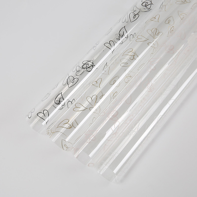 Good price Clear OPP Florist Cellophane Wrap Roll 58cm*58cm Florist Clear Wrapping Paper online