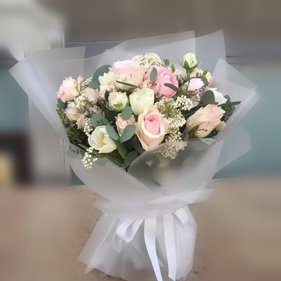 Good price Semitransparent OPP 60cmX20m Florist Wrapping Paper Roll Film For Decoration online