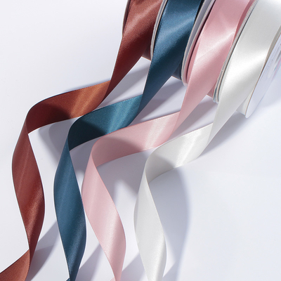 Good price Florist Packaging Solid Color 	Gift Wrap Ribbon Decorative Christmas Ribbon 25mm online