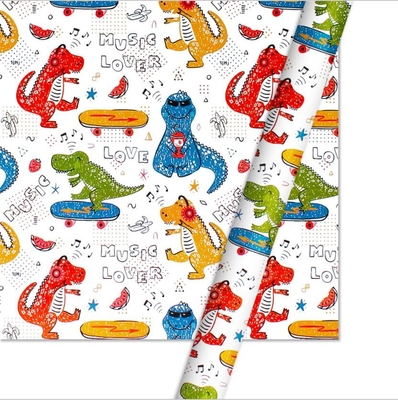 Good price Recyclable 60Gsm Gift Wrap Paper Roll For Decorative Wrapping online