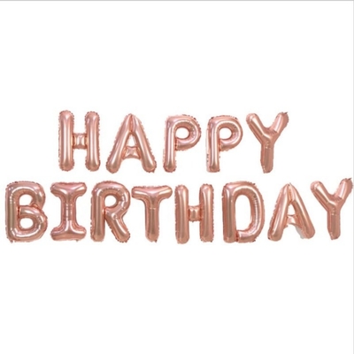 Good price Happy Birthday Banner Party Decoration Items 16 Inch Foil Letter Balloons online