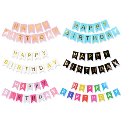 Good price Colorful Linen Bunting Flags Streamers for Birthday Party Decoration online
