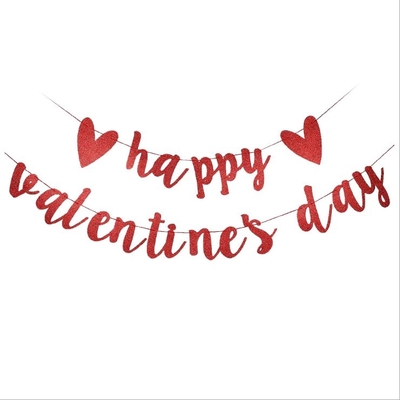 Good price Modern Graduation Happy Valentines Day Sign Banner Red Color online
