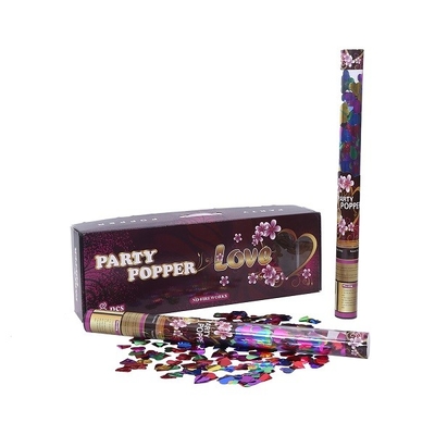 Good price Metallic Foil Party Eco Friendly Wedding Confetti Poppers Transparent online