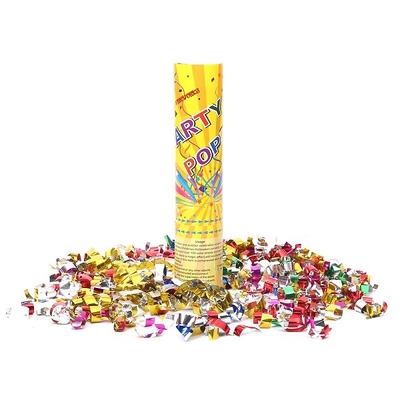 Good price Gold Metallic Foil Streamer Party Confetti Cannon 20cm Disposable online