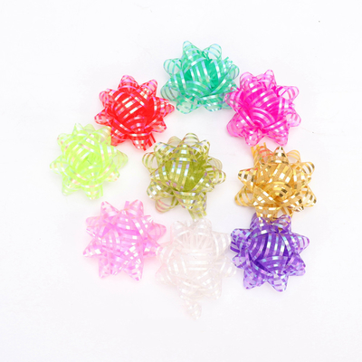 Good price Organza Pull Star Ribbon Bows 3 Inch Smooth Wide Christmas Ribbon online